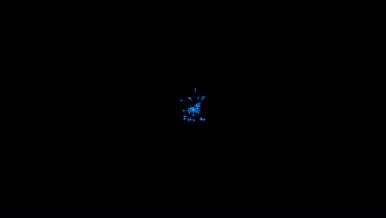 多组蓝色唯美粒子星空舞台灯光背景视频素材视频的预览图
